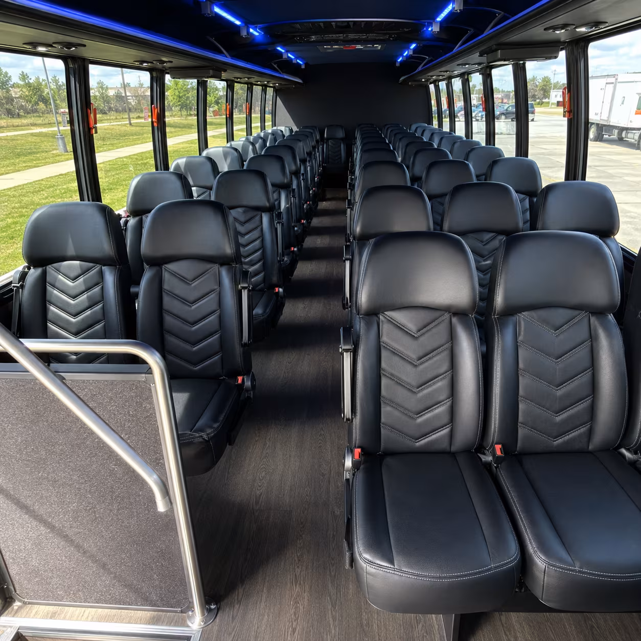 paterson sporting event transportation onboard seating